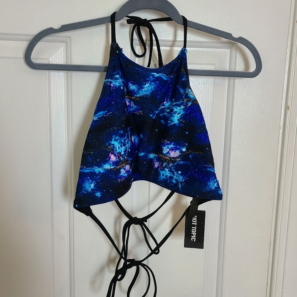 Galaxy Reversible Swim Top